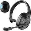 Front. EKSA Telecom - H1 Pro AI-Powered Wireless Headset - Black.
