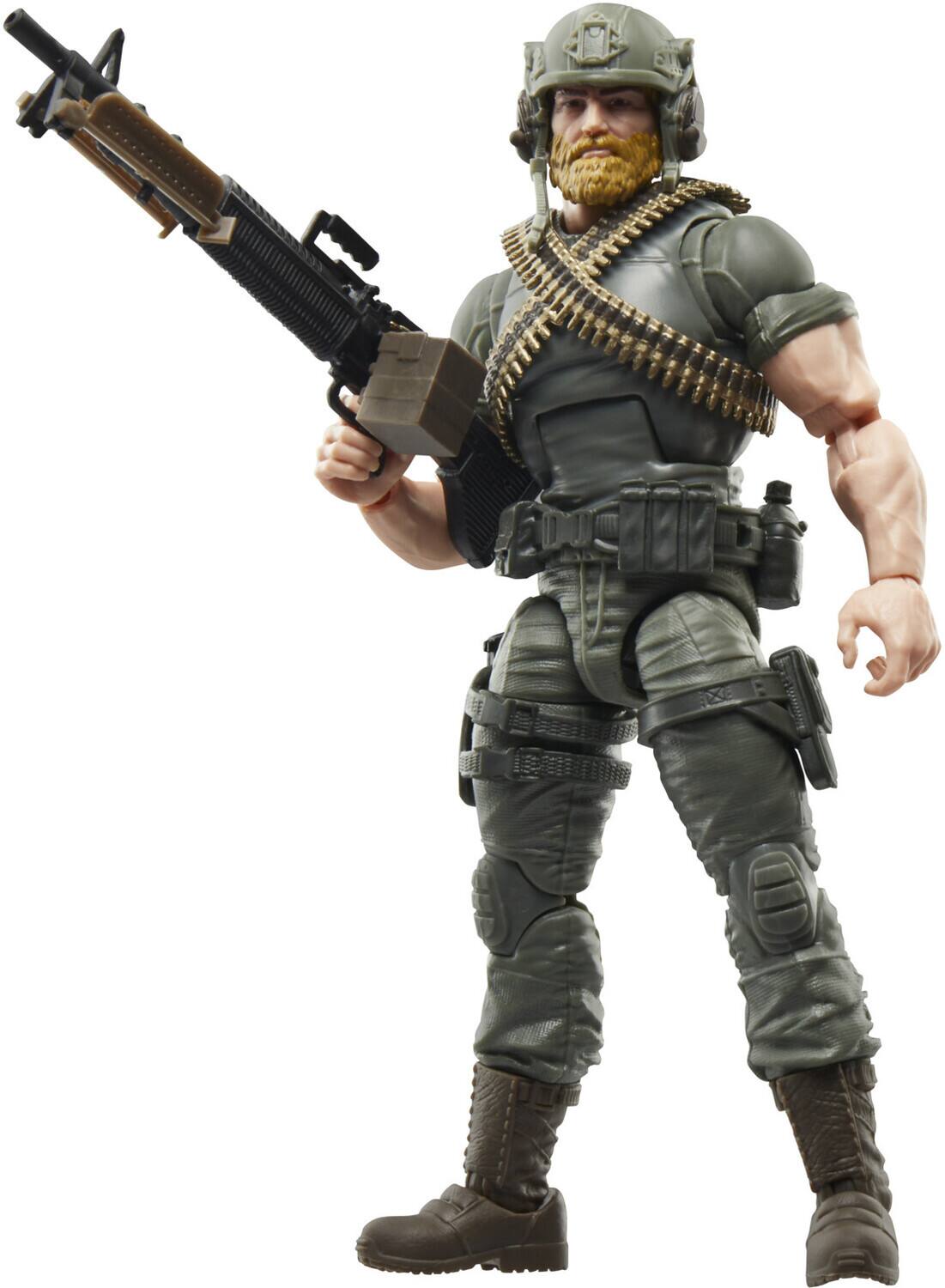 Alt View 1. Hasbro - Hasbro Collectibles - G.I. Joe - Classified Series - Retro Cardback Craig “Rock ’N Roll” McConnel   - Collectibles - Multicolor.