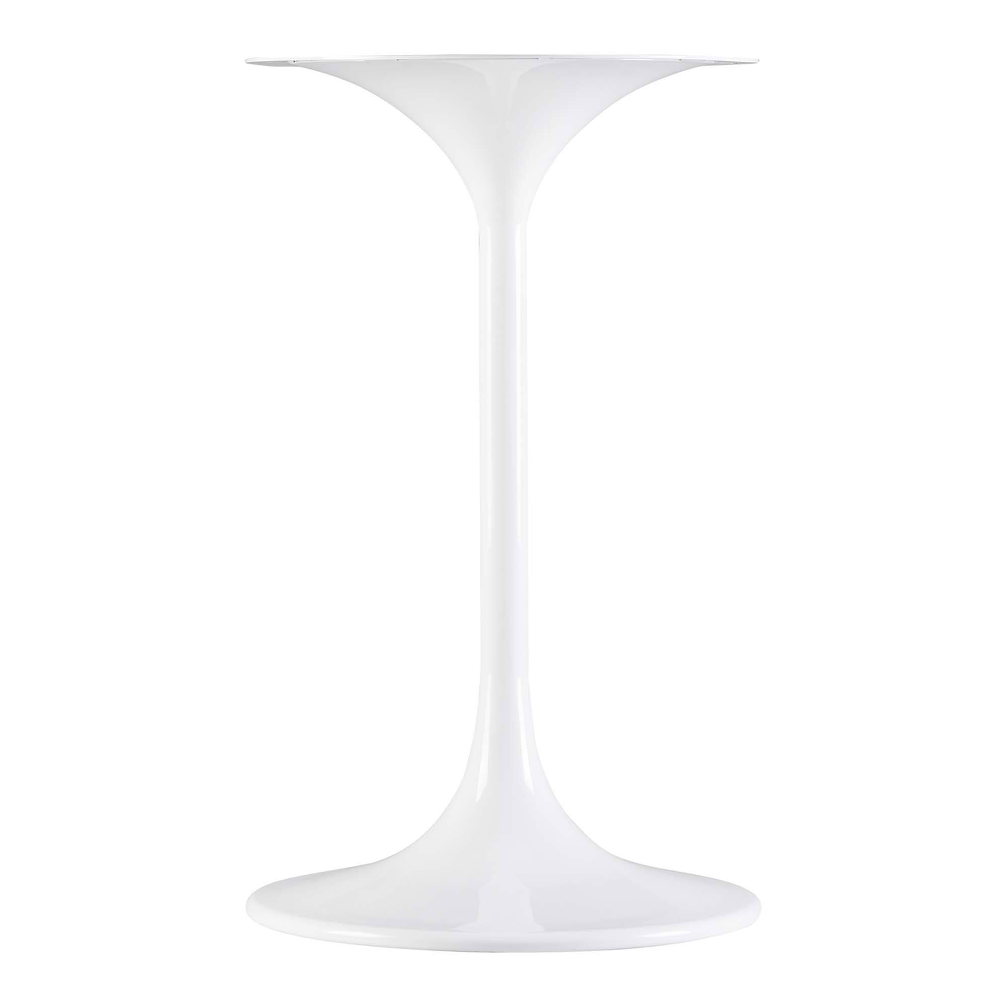Alt View 3. Modway - Lippa Round Artificial Marble Side Table - White Black.