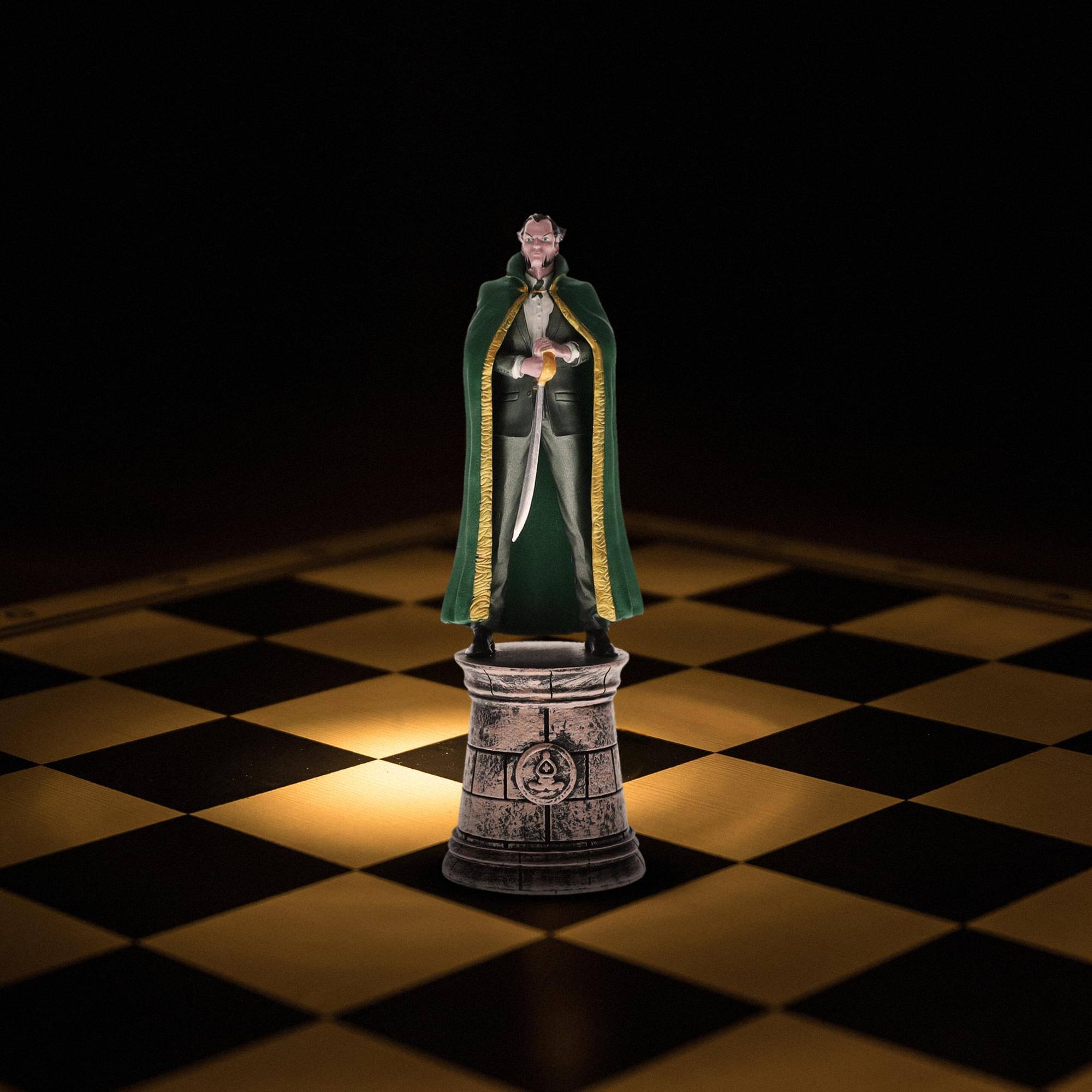 Alt View 5. Toynk - DC Chess Collection #11 Ras al Ghul (Bishop) | Chess Piece Only.