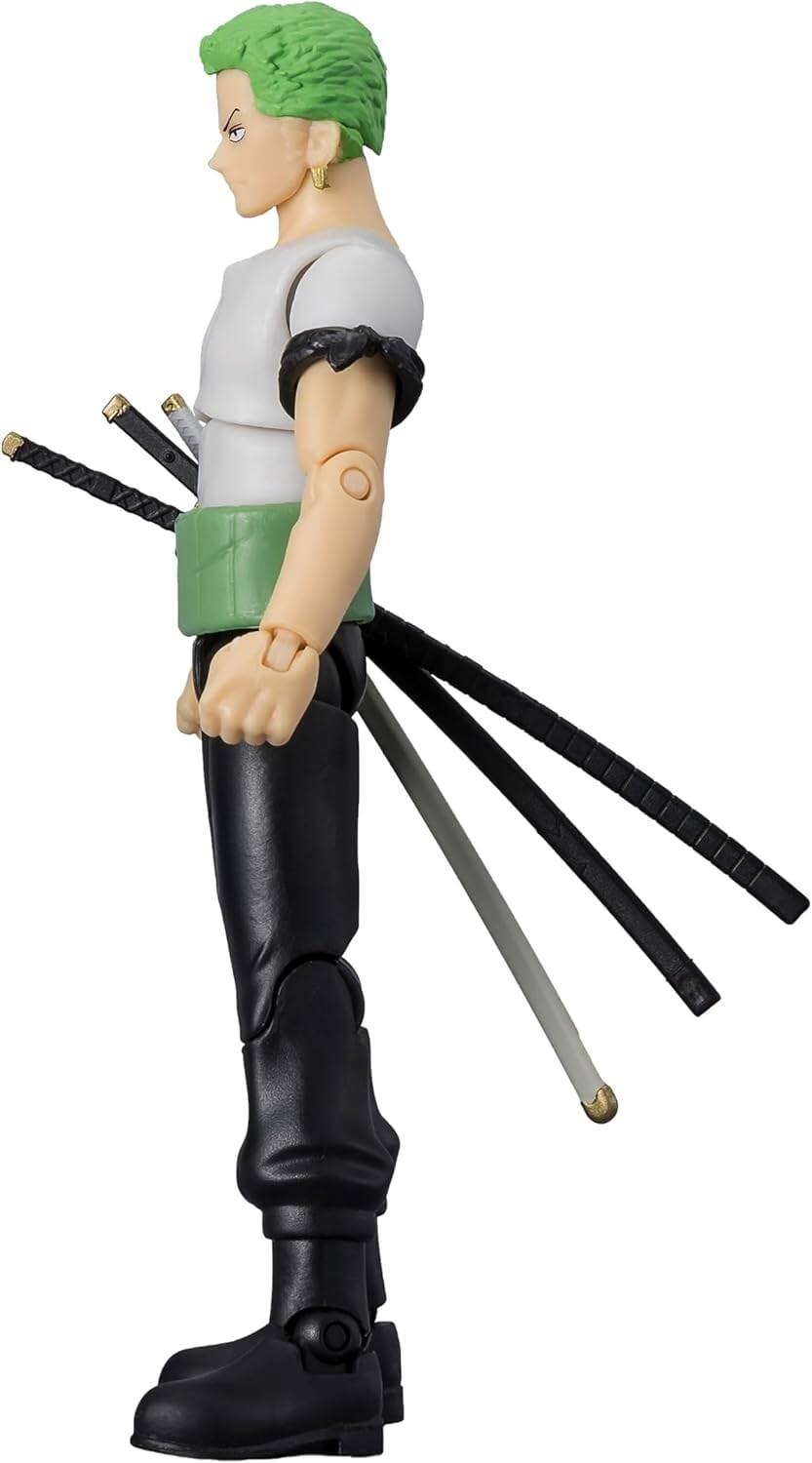 Angle. Bandai - Bandai - One Piece - Ultimate Legends - Roronoa Zoro Action Figure   - Collectibles - Multicolor.