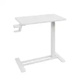 FlexiSpot - H7 Mobile Workstation and Overbed Table with Gas Lift - 32x18 - White