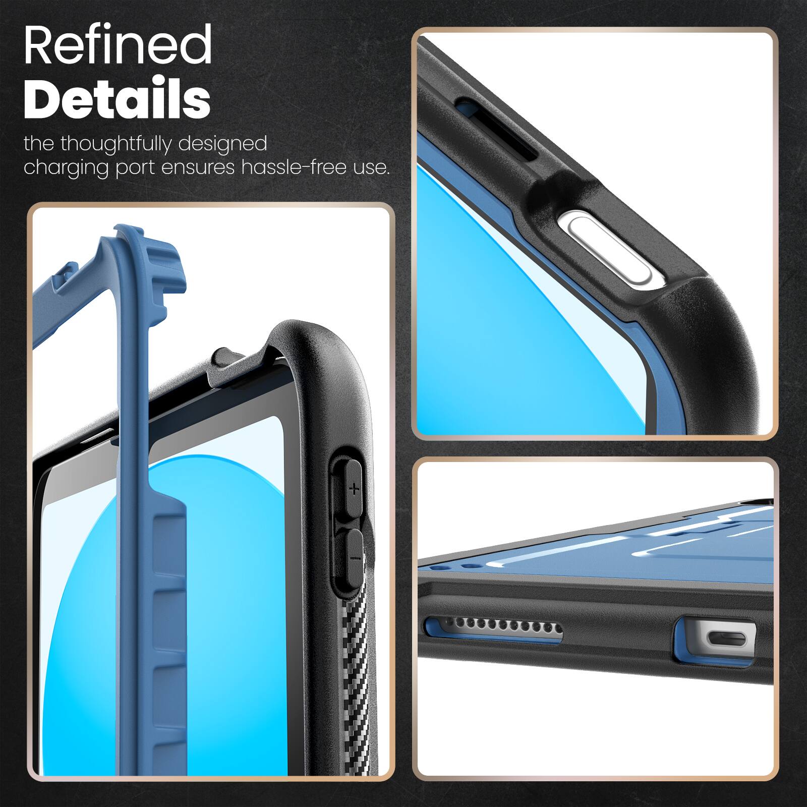 Refined Details

the thoughtfully designed charging port ensures hassle-free use.