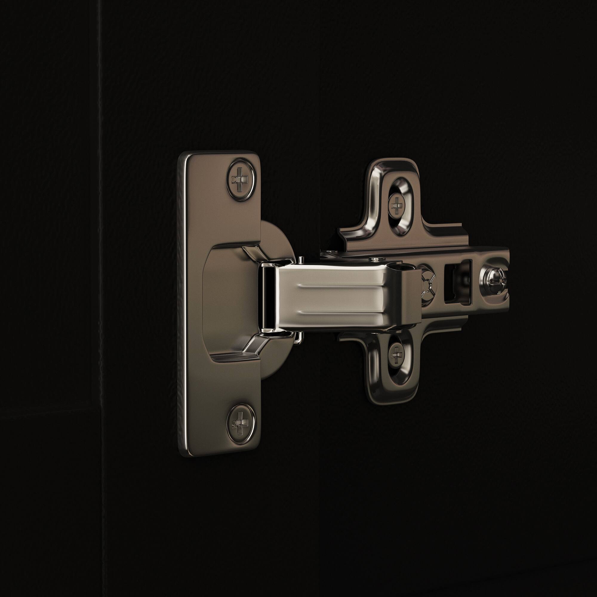 Alt View 2. Famapy - Full-Length Mirror Wardrobe with Drawers & Open Shelves Modern Bedroom Closet for Clothes, Accessories & Organization - Black.