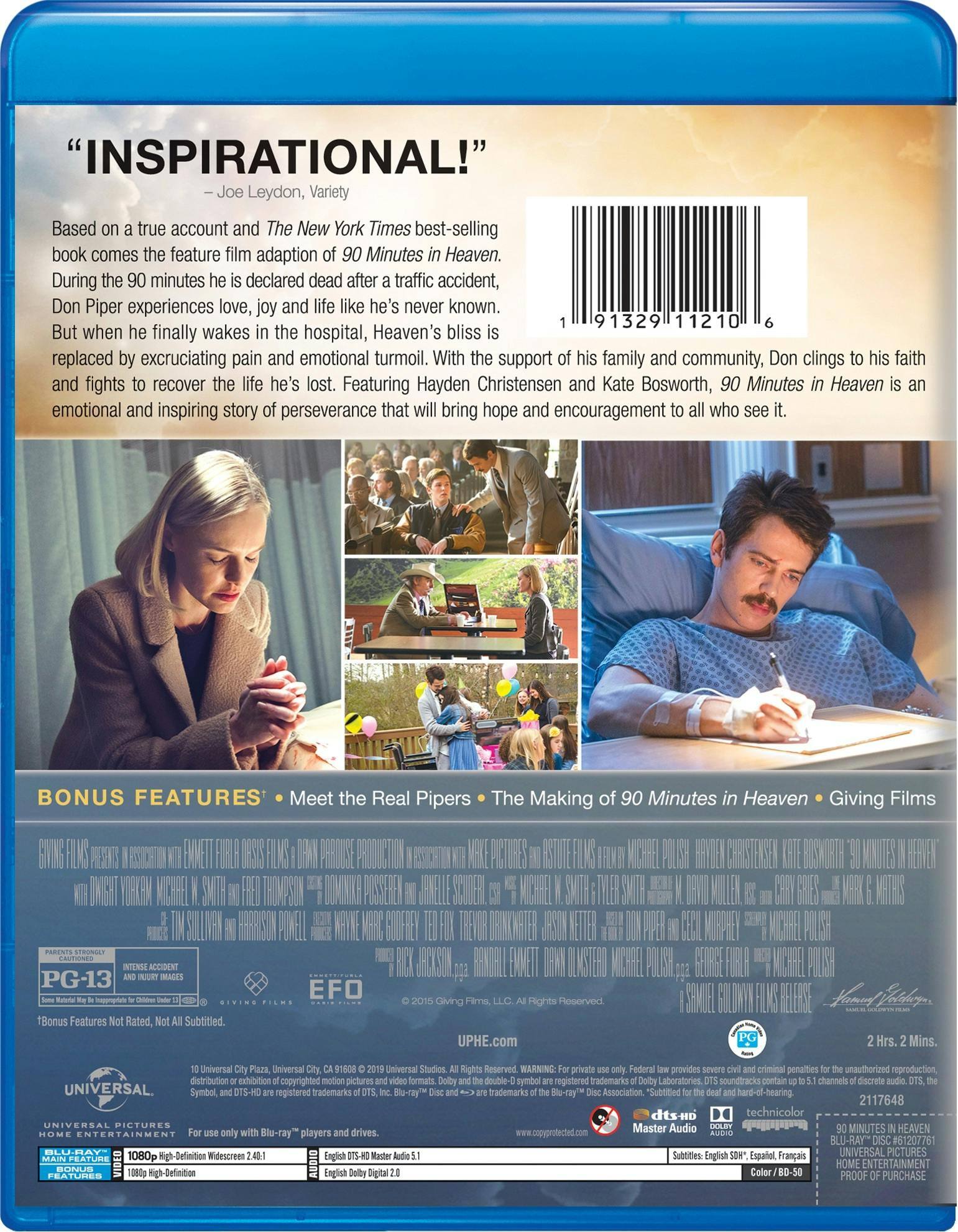 Angle. 90 Minutes in Heaven (Blu-ray New Box Art) [Blu-ray].