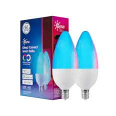 Cync Direct Connect Smart Bulbs
Millions of Colors & White Tones
Works with Alexa
Works with Google Home
Works with Matter
40W | 450 Lumens
2 BULBS LED BT
Conditionable Zone
13.7 Year Life
125 Daylight
More Light, More Energy, More Decorative
(450 Lumens)