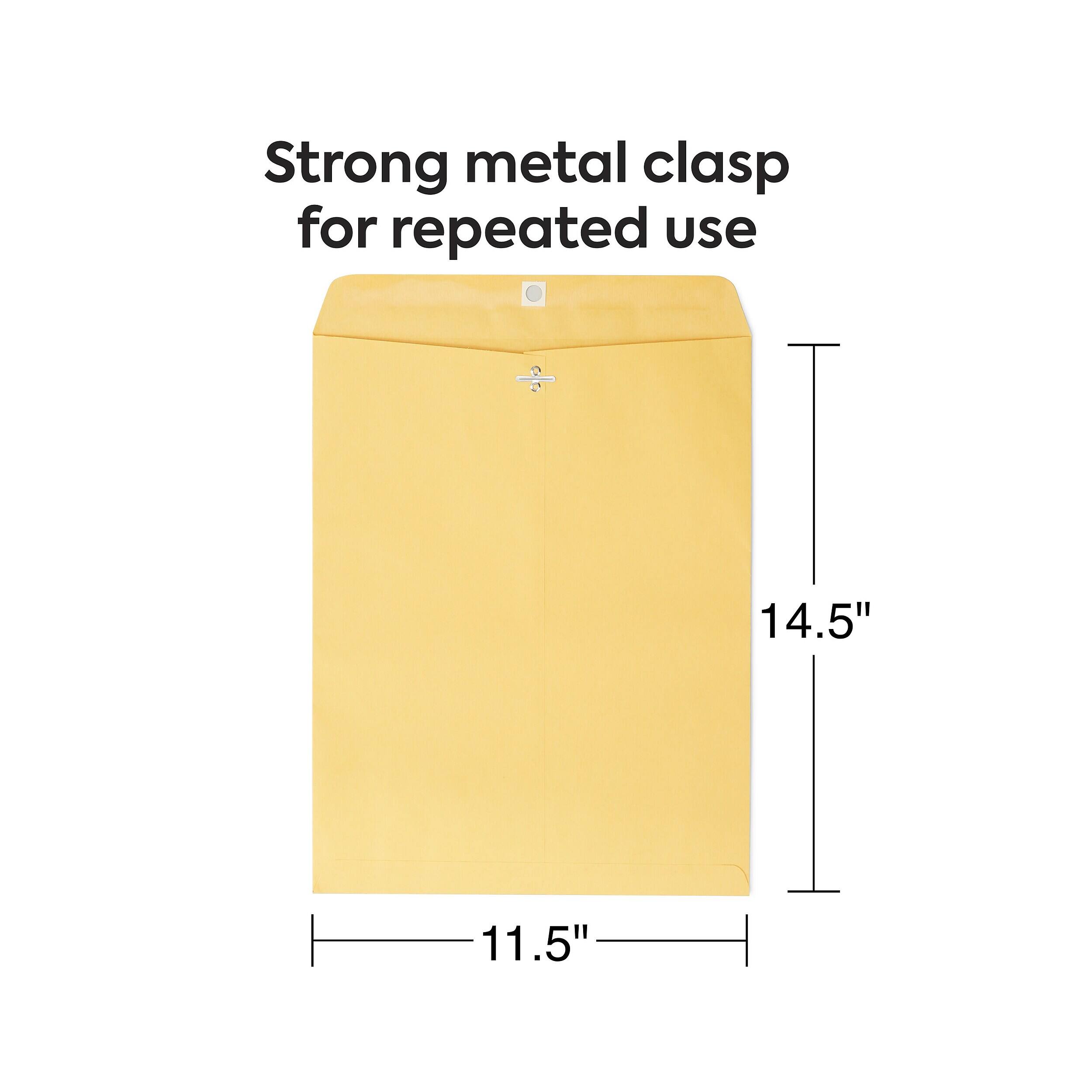 Strong metal clasp for repeated use  
14.5"  
11.5"