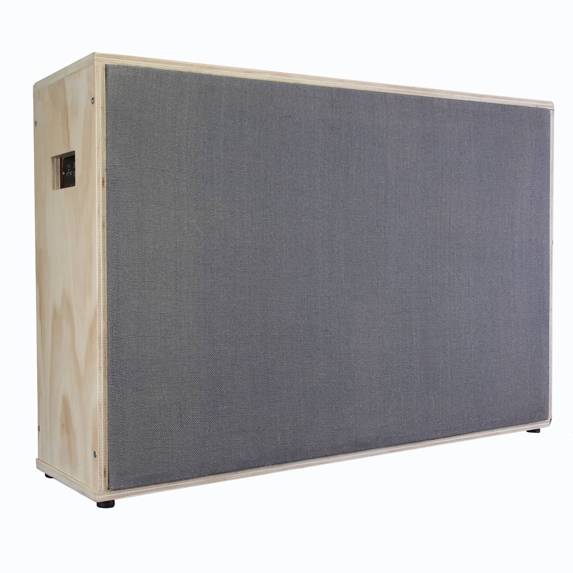 Angle. ATS Acoustics - Studio Stacker Portable and Stackable Gobo and Bass Trap 24" x 36" x 10" - Gray/Gray Pine Finish.