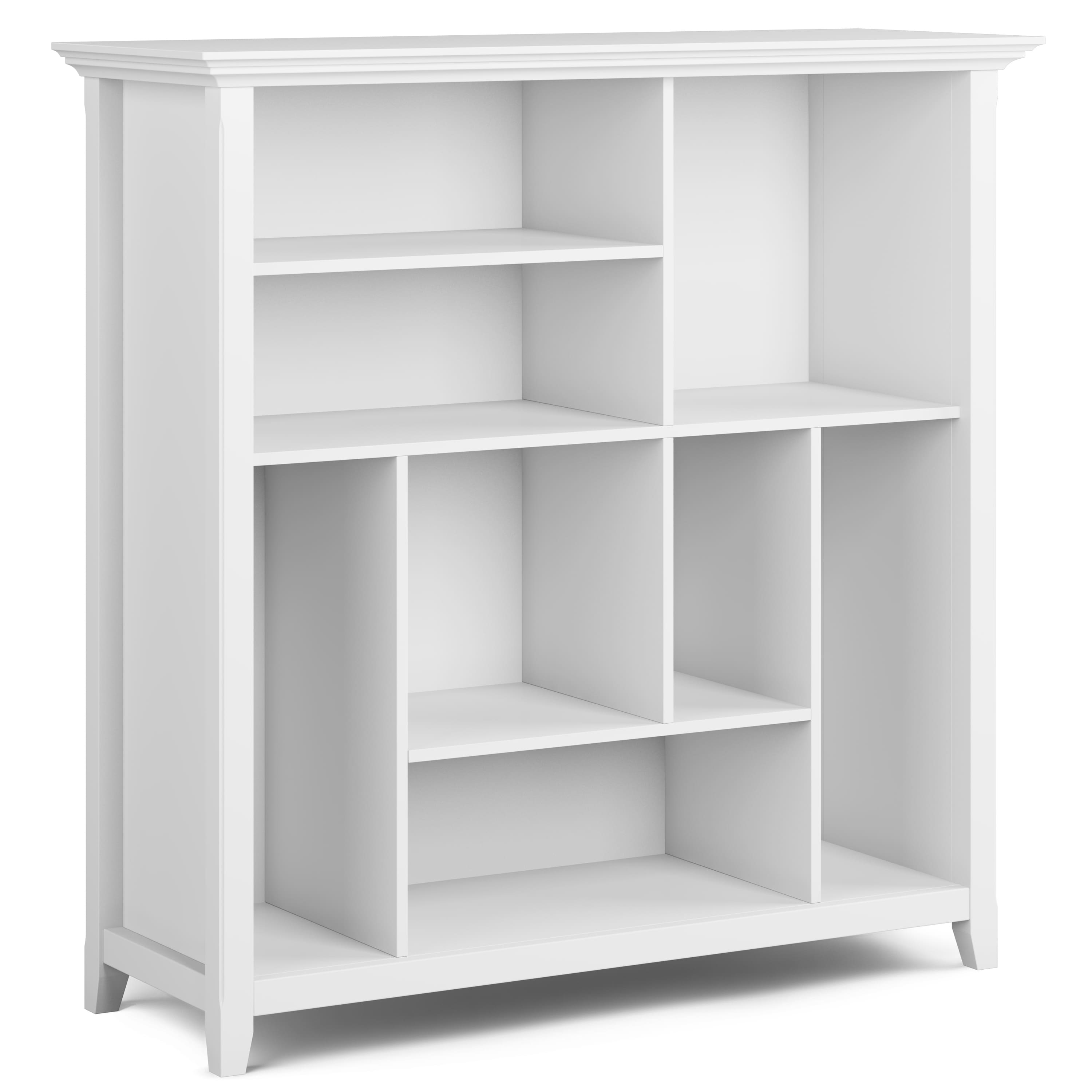 Simpli Home - Amherst Multi Cube Bookcase and Storage Unit - White