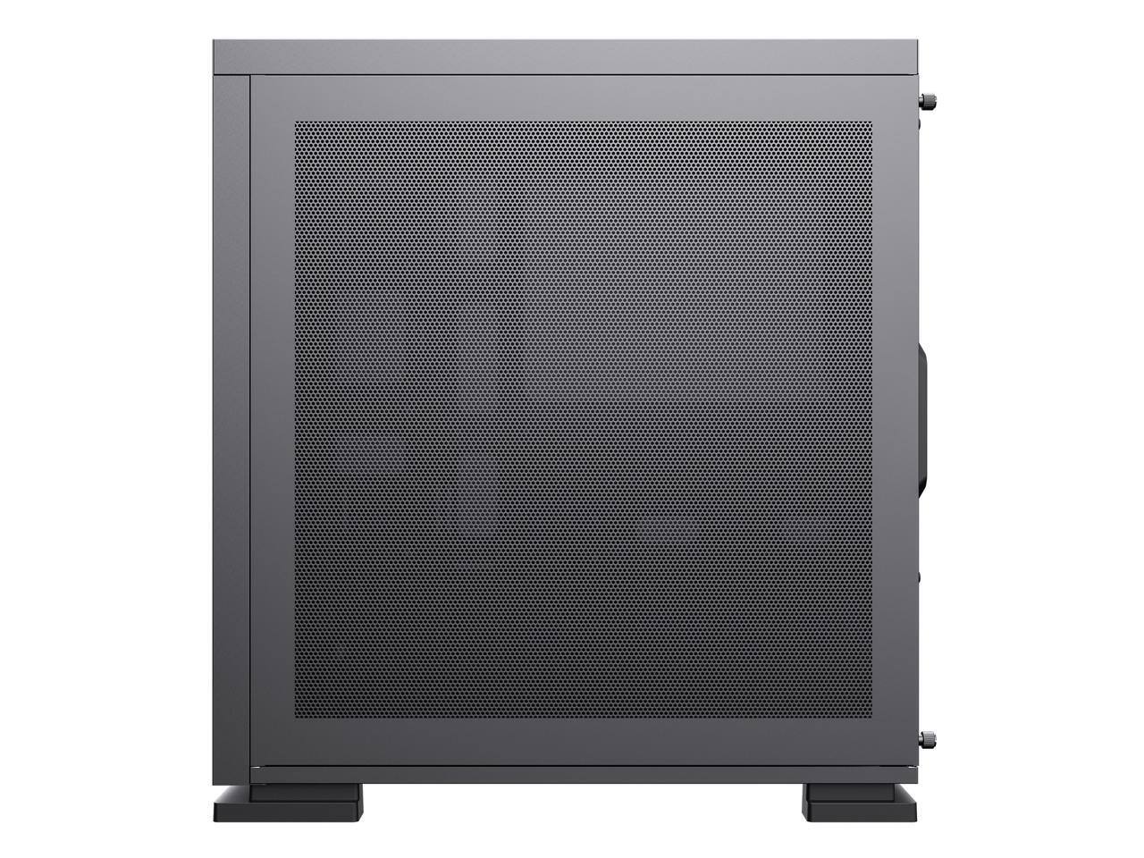 Alt View 10. GAMEMAX - Gamemax M60 Black Steel Micro ATX Tower USB3.0 Computer Case w/ Dual Mesh Side Panels - Black.
