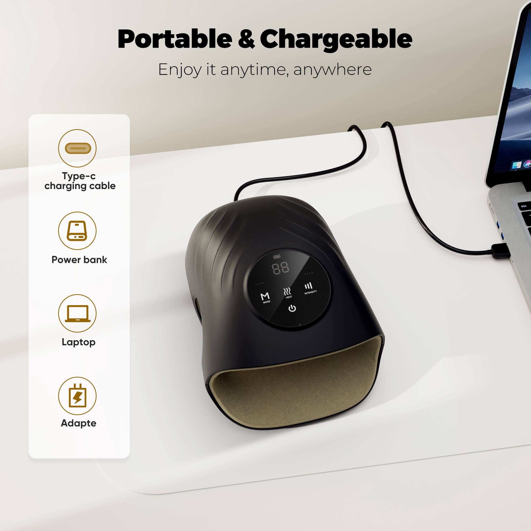 Portable & Chargeable  
Enjoy it anytime, anywhere  

- Type-c charging cable  
- Power bank  
- Laptop  
- Adapte