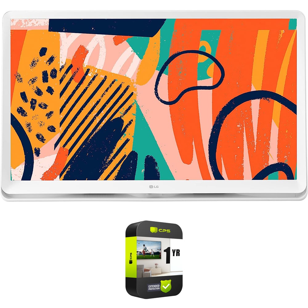 LG - 27LQ600S-WU 27 FHD IPS LED TV Monitor with web OS TV + 1 YR Warranty Bundle