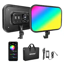 Neewer - 18.3" RGB LED Panel, 60W, App Control, CRI97+