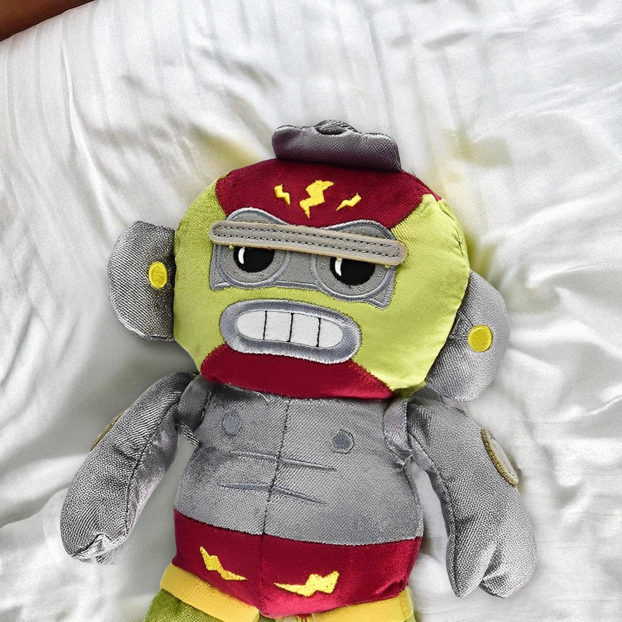 Alt View 10. Crowded Coop - WhimWham 8" Plush, Monkey Robot Lucha Libre.