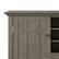 Alt View 12. Simpli Home - Bedford 12-Bottle solid wood 54 in W Sideboard Buffet and Wine Rack - Farmhouse Grey.