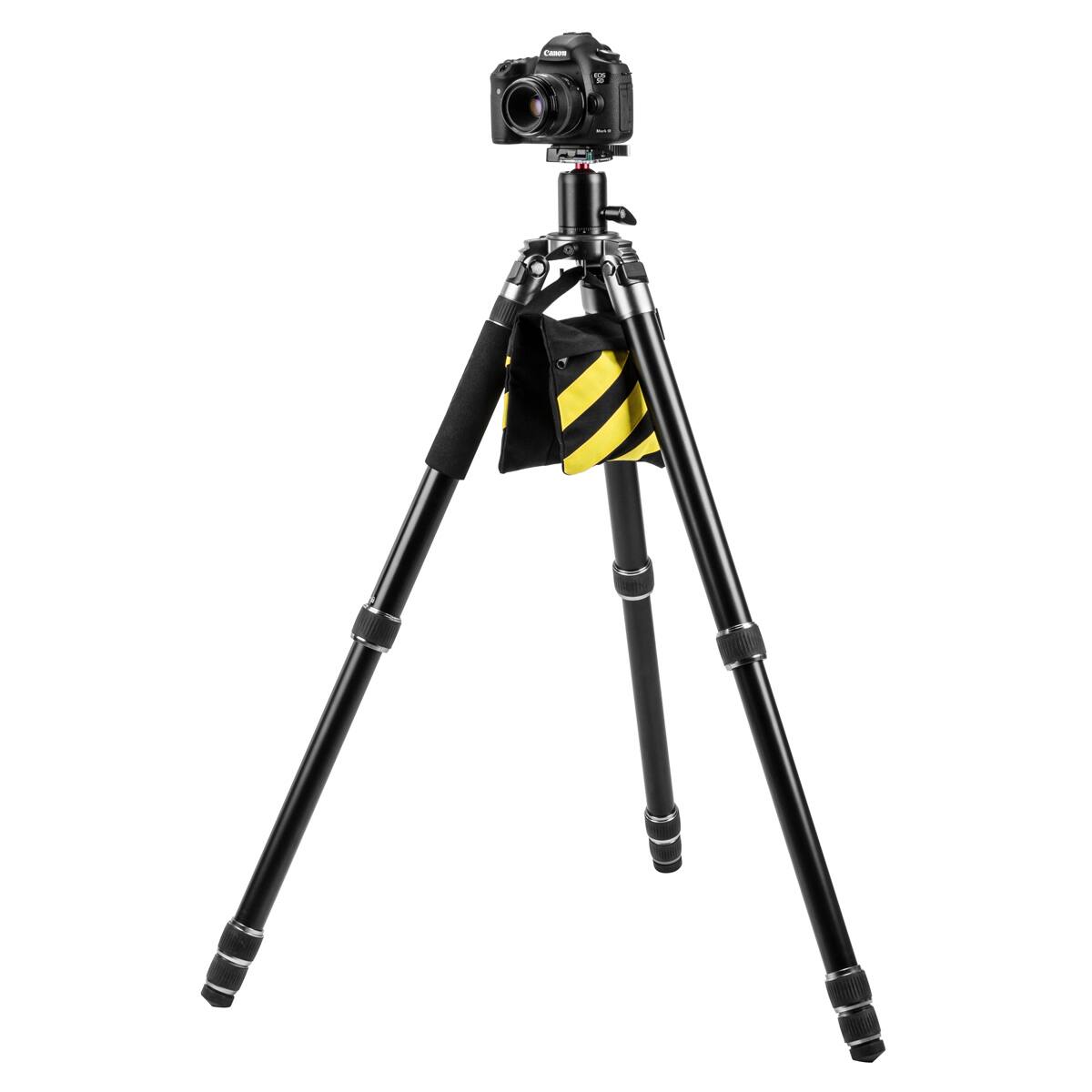 Alt View 1. Flashpoint - Flashpoint Empty Saddle Sandbag, 5lb Capacity, Yellow  Black.
