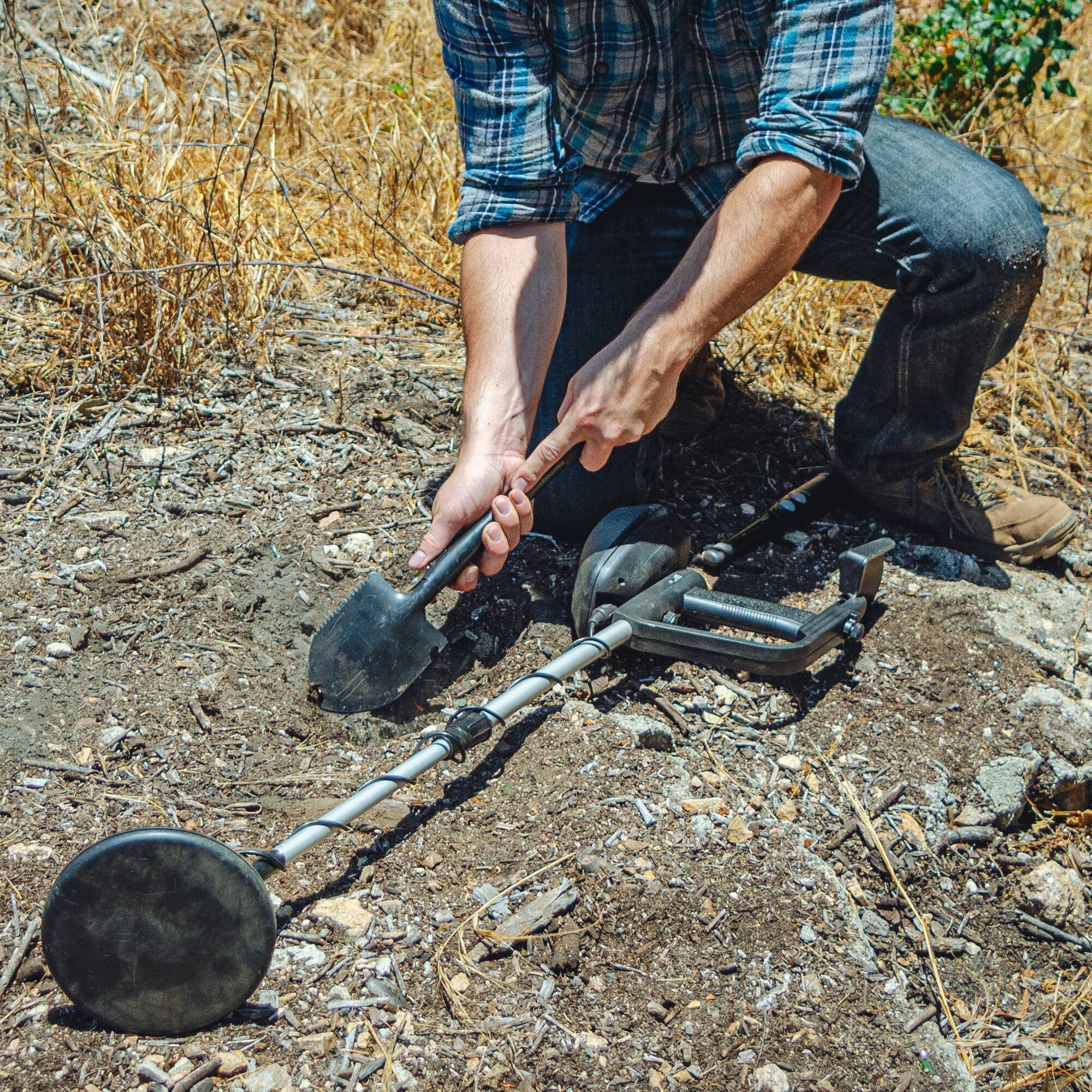 Alt View 19. Barska - Foldable Metal Shovel - Black.