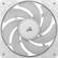 Alt View 12. CORSAIR - RS120-R ARGB 120mm PWM Reverse Case Fans Triple Pack - White.