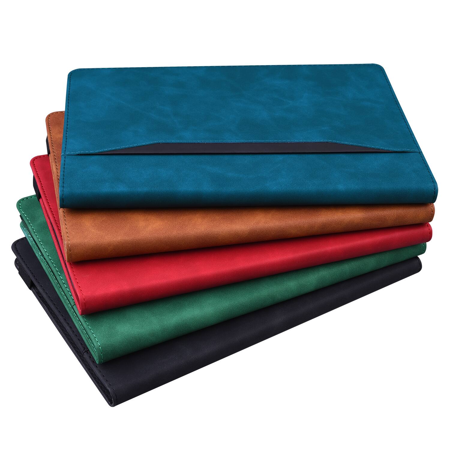 Alt View 2. Dteck - for iPad Air 13 Inch Case M4 2026 / M3 2025 / M2 2024, Matte PU Leather Folio Stand Cover with Credit Card Slots - Blue.