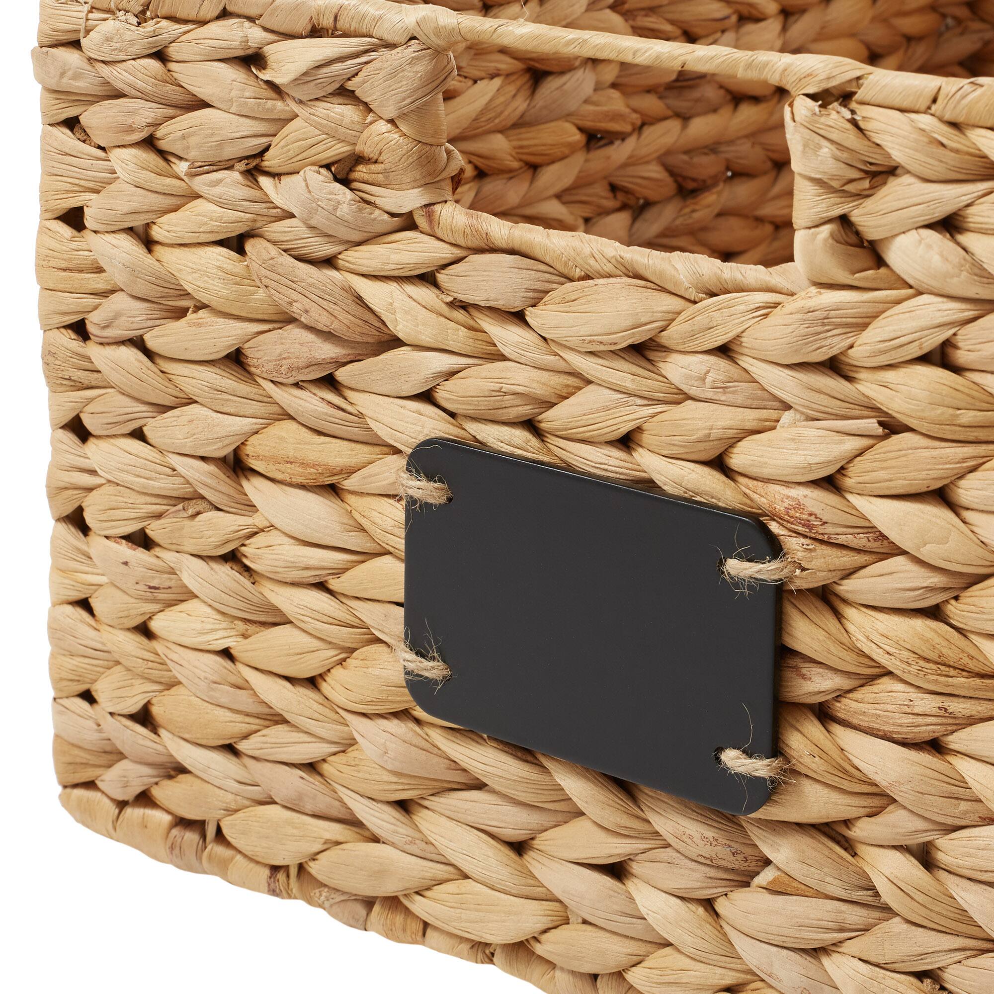 Alt View 4. Casafield - Water Hyacinth Pantry Storage Basket Organizer Bins - Natural - Hyacinth.