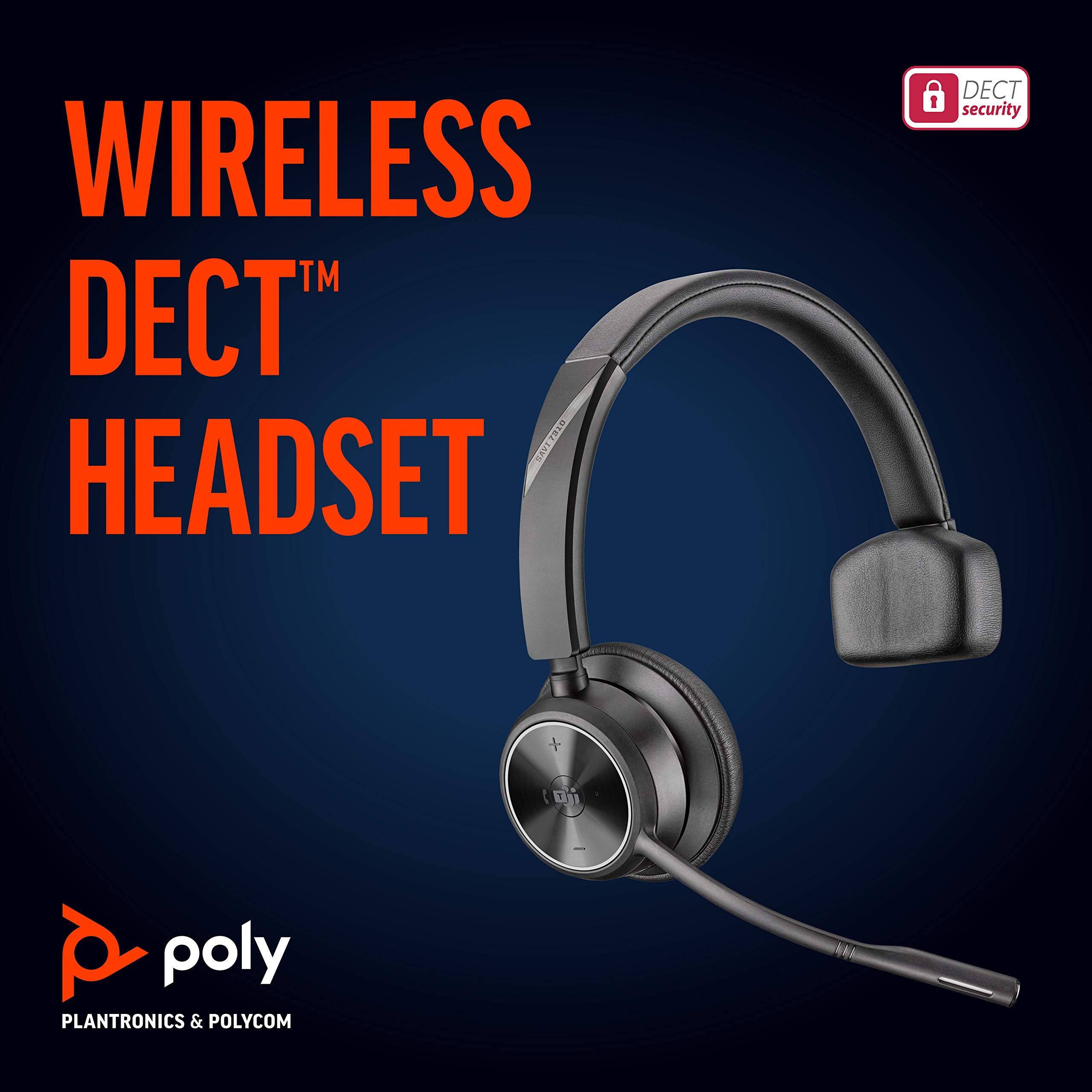 WIRELESS DECT™ HEADSET  
DECT security  
poly  
PLANTRONICS & POLYCOM