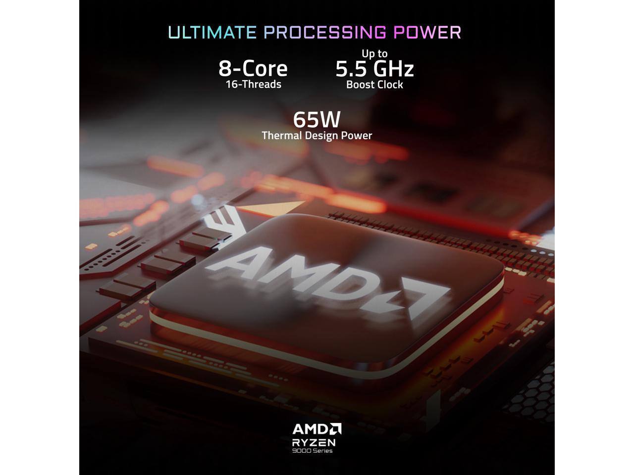 GIGABYTE AORUS PRIME 5, AMD Ryzen 7 9700X, RTX 5070 Ti, 32GB DDR5
