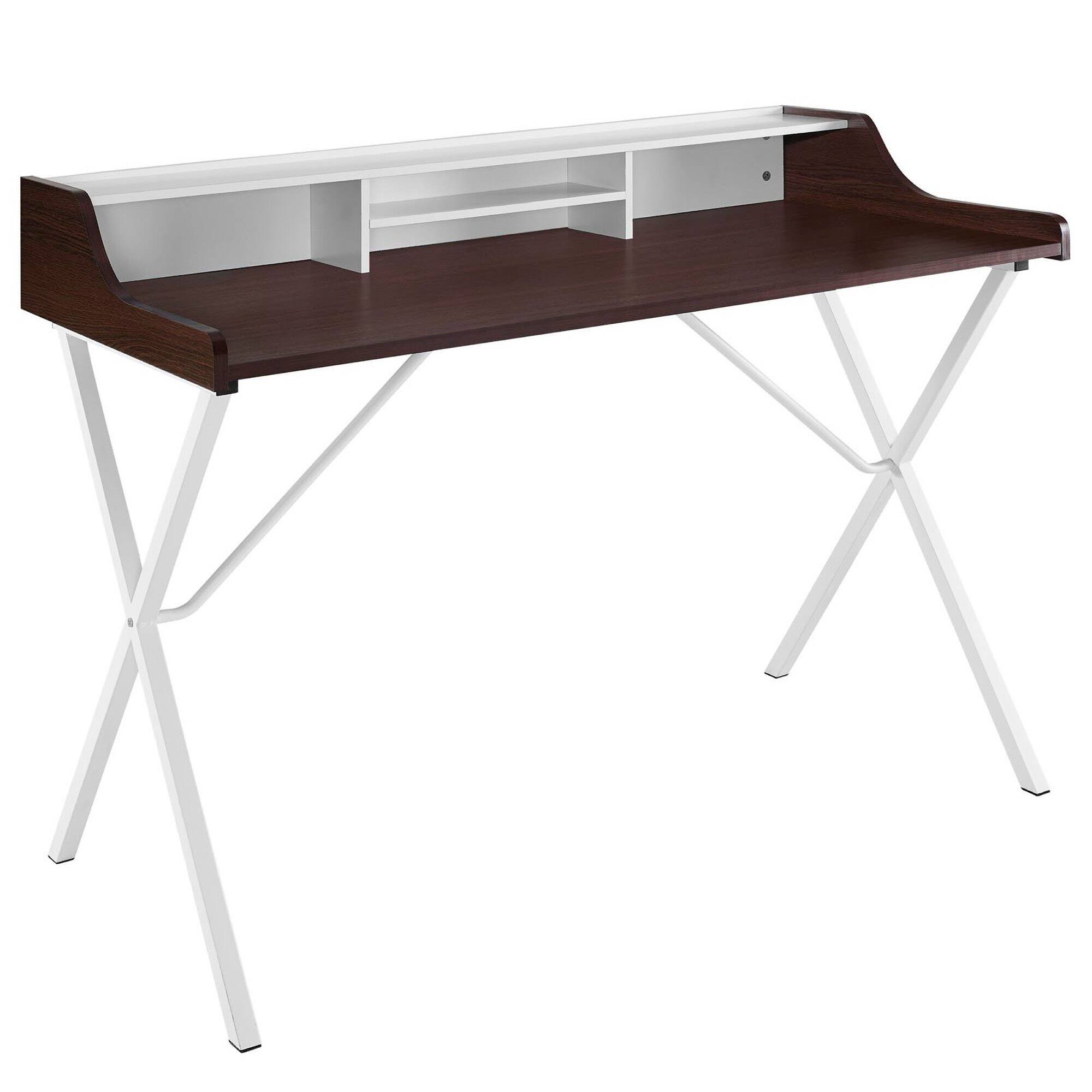 Angle. Modway - Bin Office Desk by Modway - Cherry.