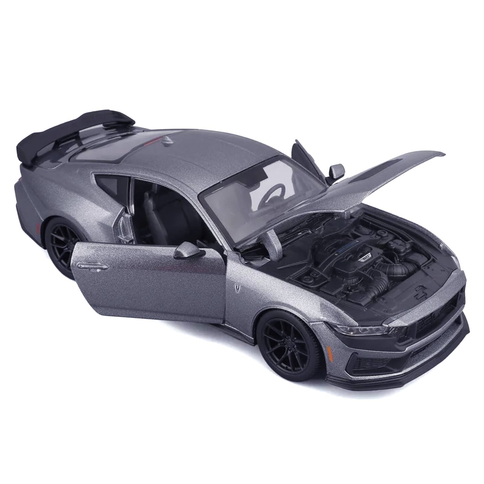 Alt View 2. Maisto - 2024 Ford Mustang Dark Horse Dark Gray Metallic "Special Edition" Series 1/24 Diecast Model Car by Maisto.