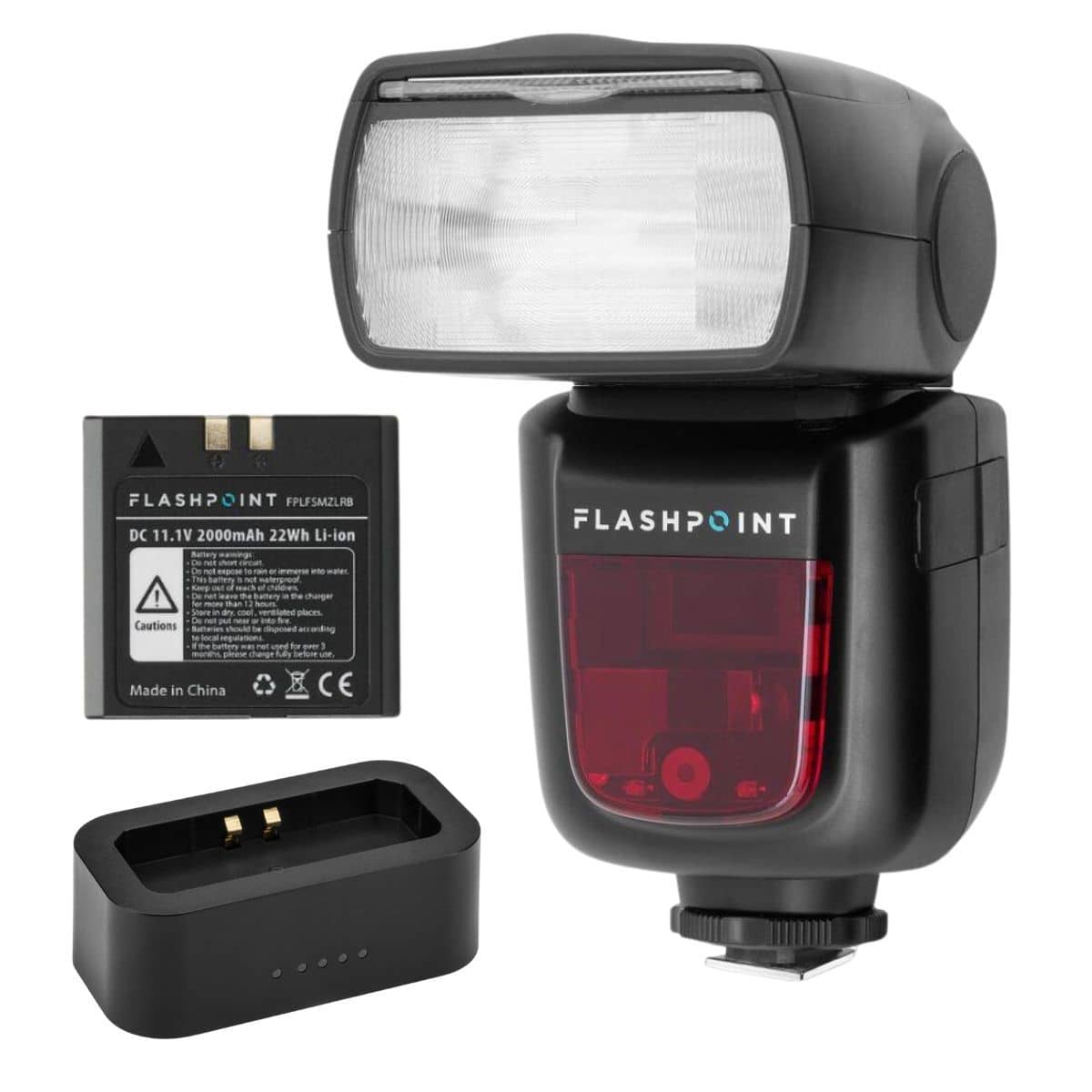 Flashpoint - Zoom Li-ion R2 TTL On-Camera Flash Speedlight For Nikon (V860II-N) + USB Charger
