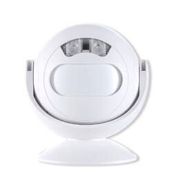 Cluzine - PIR Motion Sensor Alarm, Welcome Standard Doorbell, 90dB Siren,Remote Control, 100° Wide Angle
