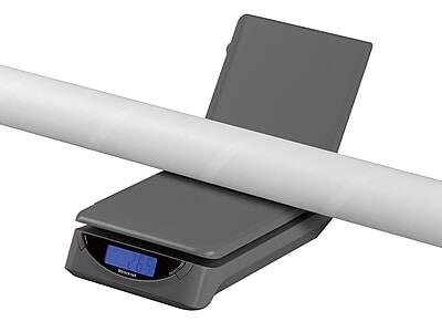 Alt View 5. Brecknell -  Digital Postal Scale, 25 lb. Capacity  - Gray.