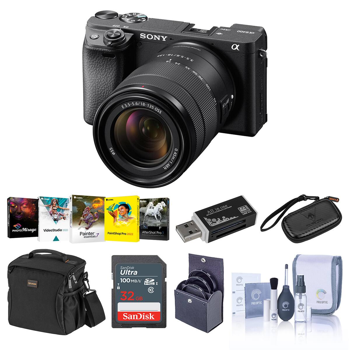 OCU 20 z SONY Fr Ta-eLi. t SE 0OFIO E3.5-5.6/18-135 OSS 135 OSs 100 55 0 0.45m/1 1 48 1 ISOE PHOToMirage VideoStudio - Painter 7 etbeitials PaintShop Pro 2002 AfterShot Pro I All in one is - SanDisk Ultra 100 MB/s 32 GB 1 Ps P BFTE PROOPTIC PS SanDisk