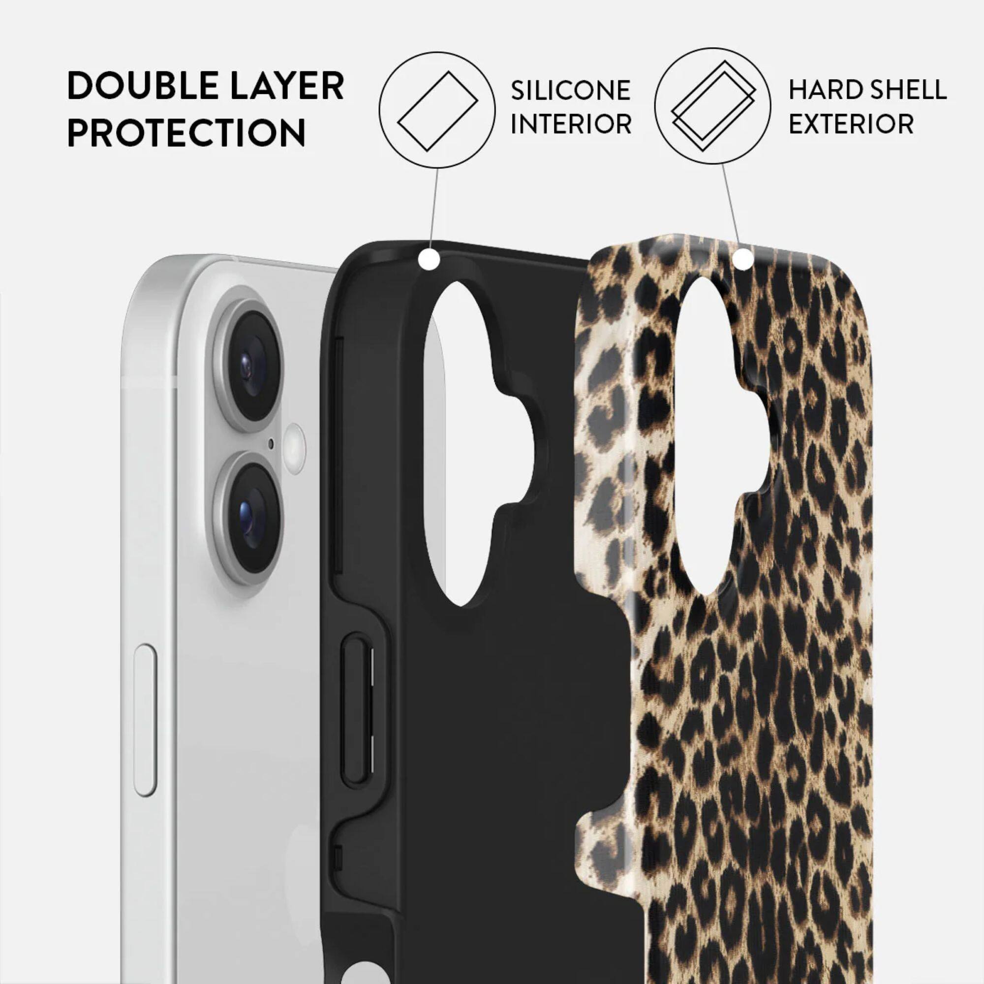 DOUBLE LAYER PROTECTION

SILICONE INTERIOR

HARD SHELL EXTERIOR