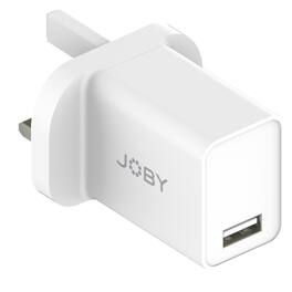 JOBY - Universal Compact 12W 2.4A USB Type-A Wall Charger, UK Plug