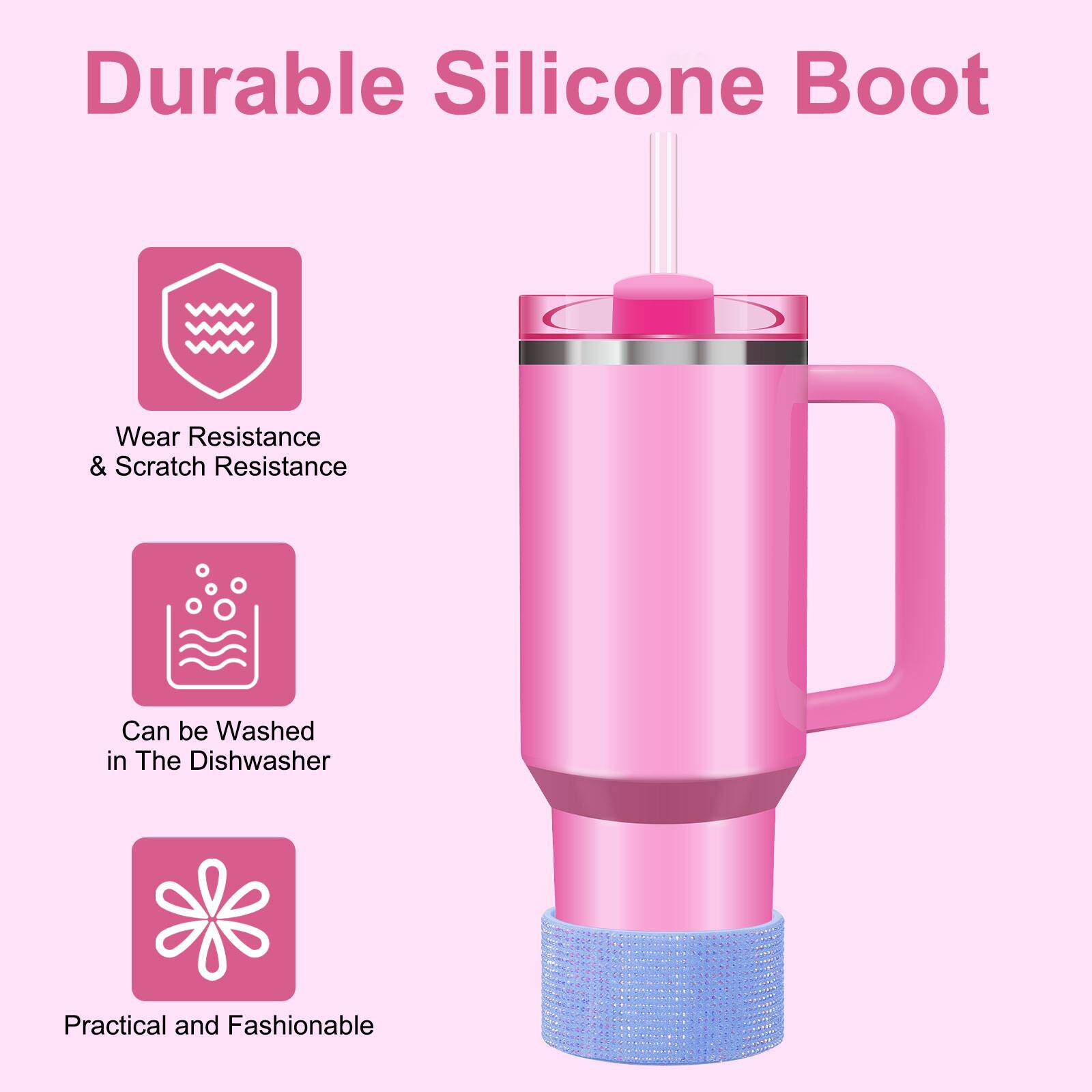 Durable Silicone Boot

- Wear Resistance & Scratch Resistance
- Can be Washed in The Dishwasher
- Practical and Fashionable