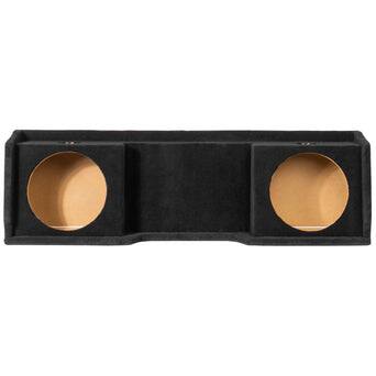 Back. NVX - 1996-2006 Silverado/Sierra Extended Cab - Custom-Fit Empty Dual 12" Sealed Subwoofer Enclosure - Black.