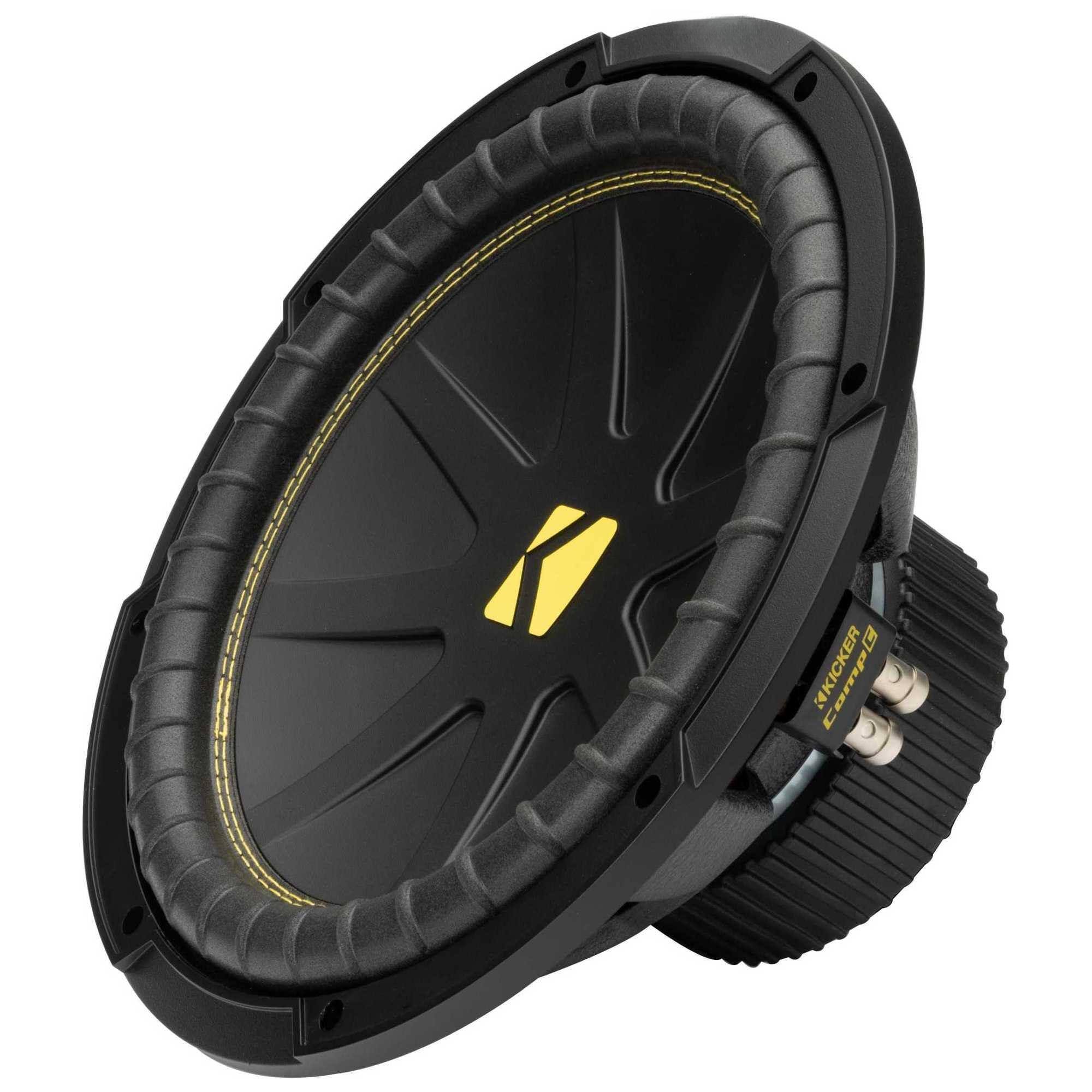 Back. TECH SAFARI - Compc Subwoofer Dual Audio Cone Sound Enhanced Reliability Stitches Yellow Robust Between Rugged Polyurethane - Default.