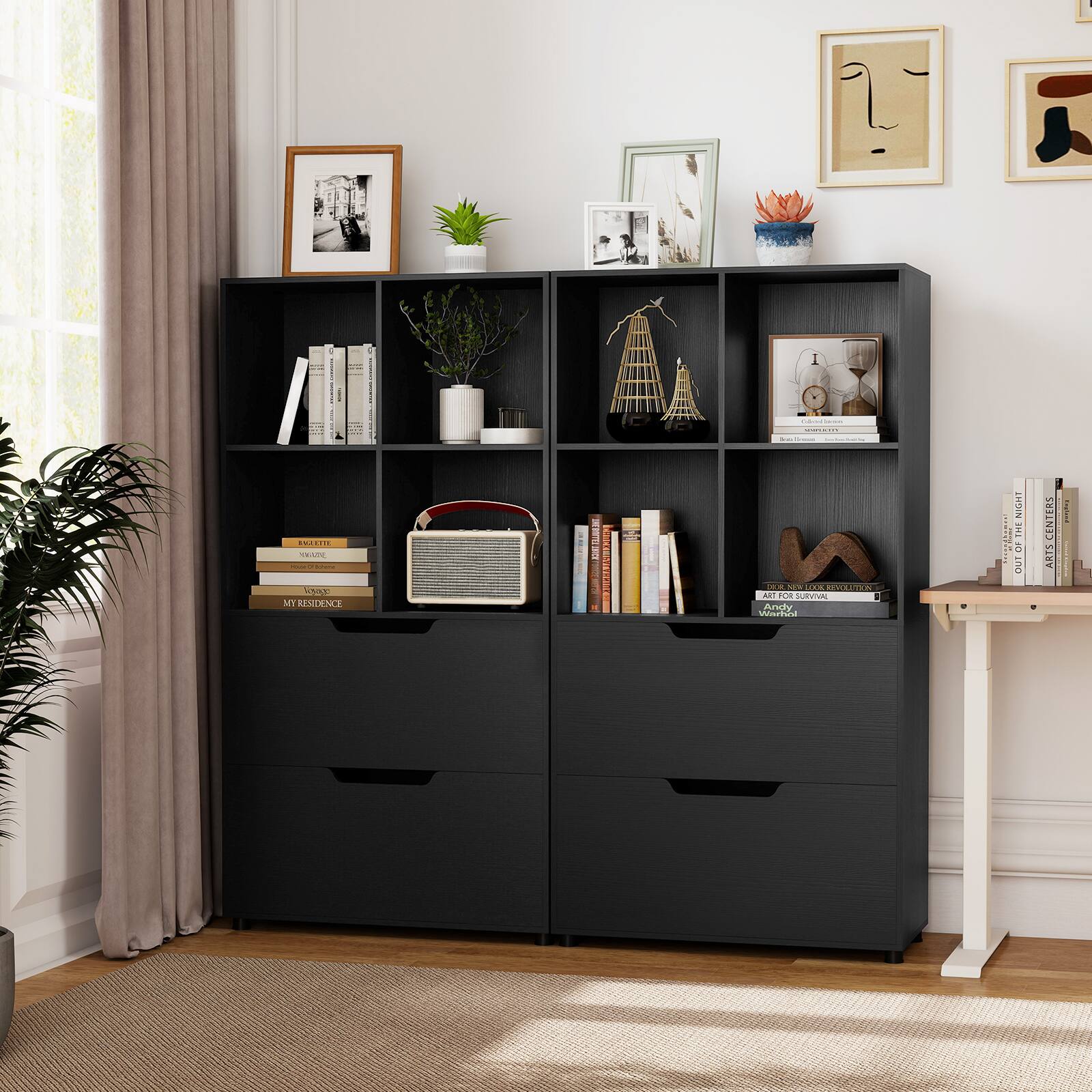 Sure, here is the corrected and grouped text from the image:

---

**Top Shelf:**
- (Image of a building)
- (Image of a plant)
- (Image of a face)
- (Image of a plant)

**Second Shelf:**
- (Image of a plant)
- (Image of a plant)
- (Image of a plant)

**Third Shelf:**
- (Image of a plant)
- (Image of a plant)
- (Image of a plant)

**Fourth Shelf:**
- (Image of a plant)
- (Image of a plant)
- (Image of a plant)

**Fifth Shelf:**
- (Image of a plant)
- (Image of a plant)
- (Image of a plant)

**Books:**
- "MOLIERE"
- "MY RESIDENCE"
- "MOLIERE"
- "MOLIERE"
- "MOLIERE"
- "MOLIERE"
- "MOLIERE"
- "MOLIERE"
- "MOLIERE"
- "MOLIERE"
- "MOLIERE"
- "MOLIERE"
- "MOLIERE"
- "MOLIERE"
- "