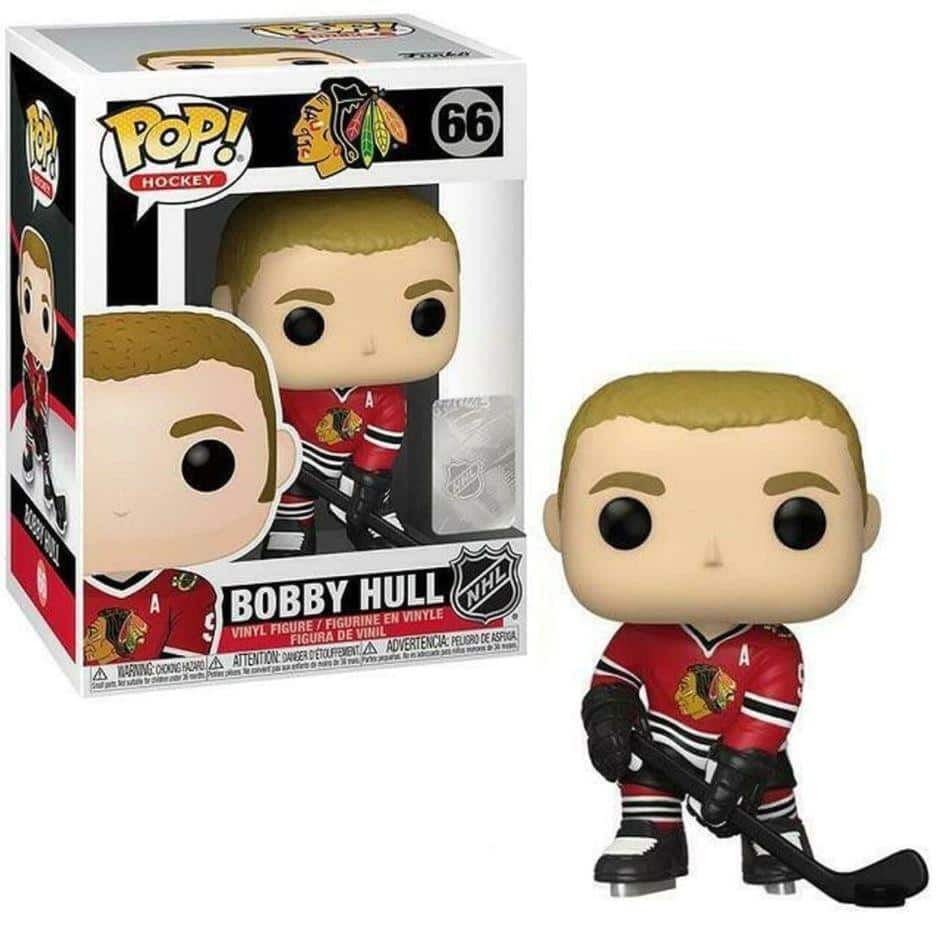 Funko - Chicago Blackhawks NHL POP Vinyl Figure | Bobby Hull - Red