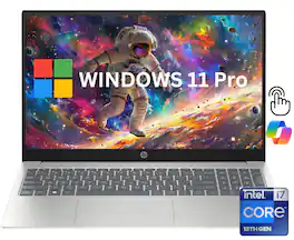HP - 15.6" Full HD Touchscreen Laptop,Intel i7-1355U,16GB DDR5 RAM,512GB SSD, Windows 11 Pro - Silver