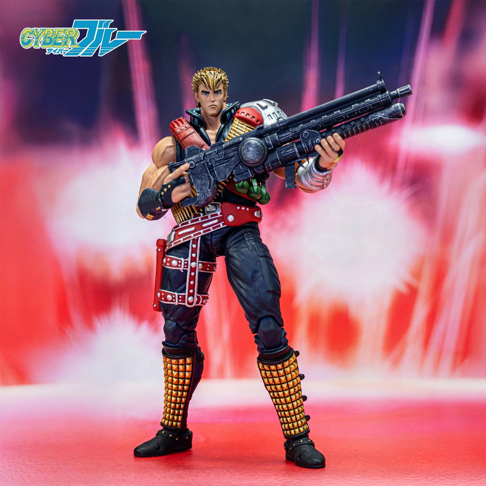 Alt View 3. Storm Collectibles - Cyber Blue 1:12 Scale Action Figure | Blue - Blue.