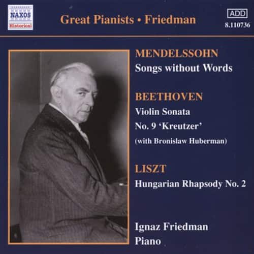 Ignaz Friedman - Complete Recordings-Vol. 4  - COMPACT DISCS
