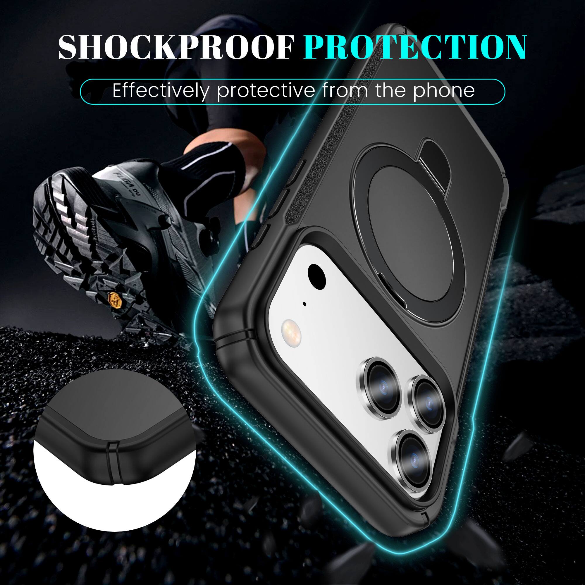 SHOCKPROOF PROTECTION  
Effectively protective from the phone