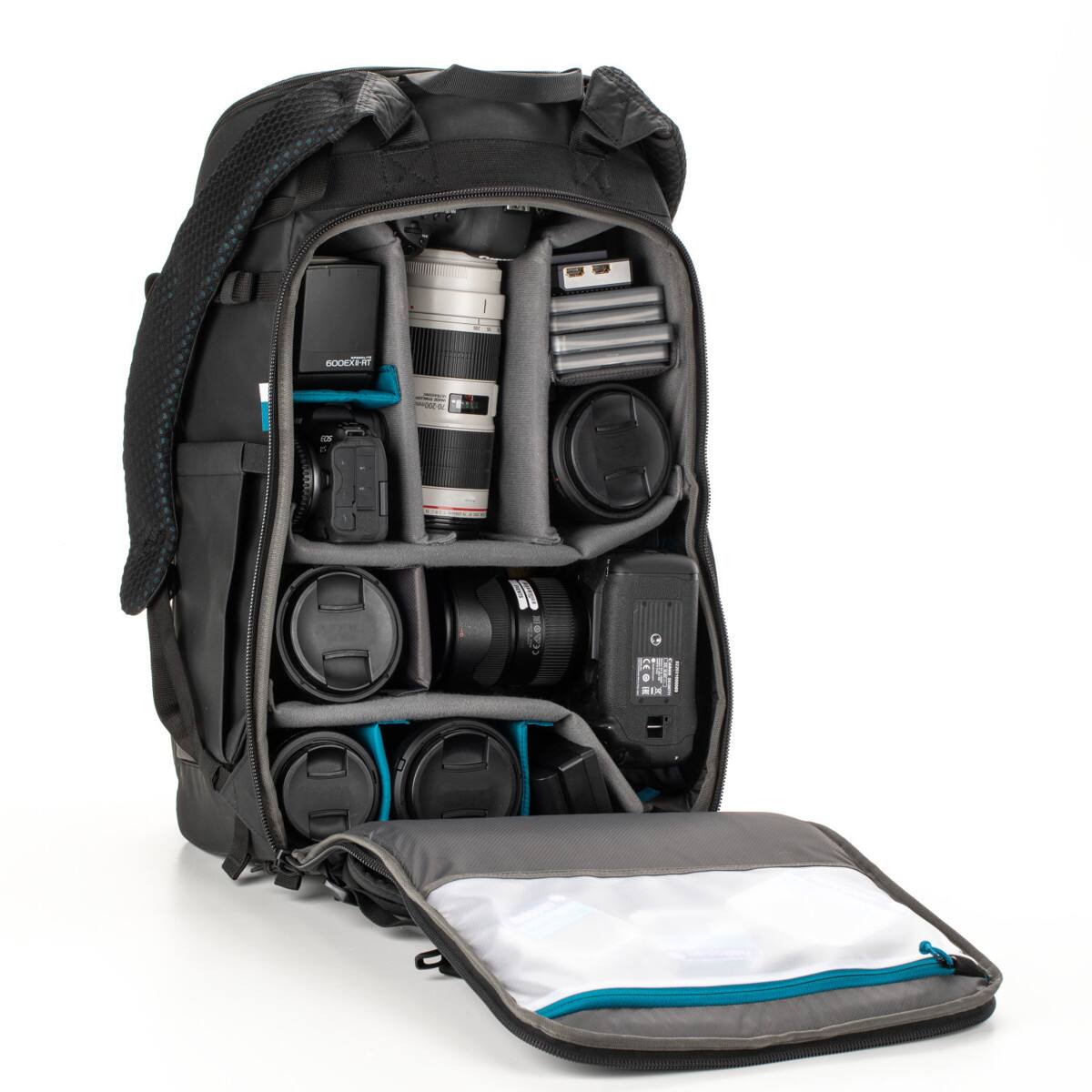 Alt View 3. Tenba - Tenba Axis V2 32L Camera and Laptop Backpack, MultiCam Black.