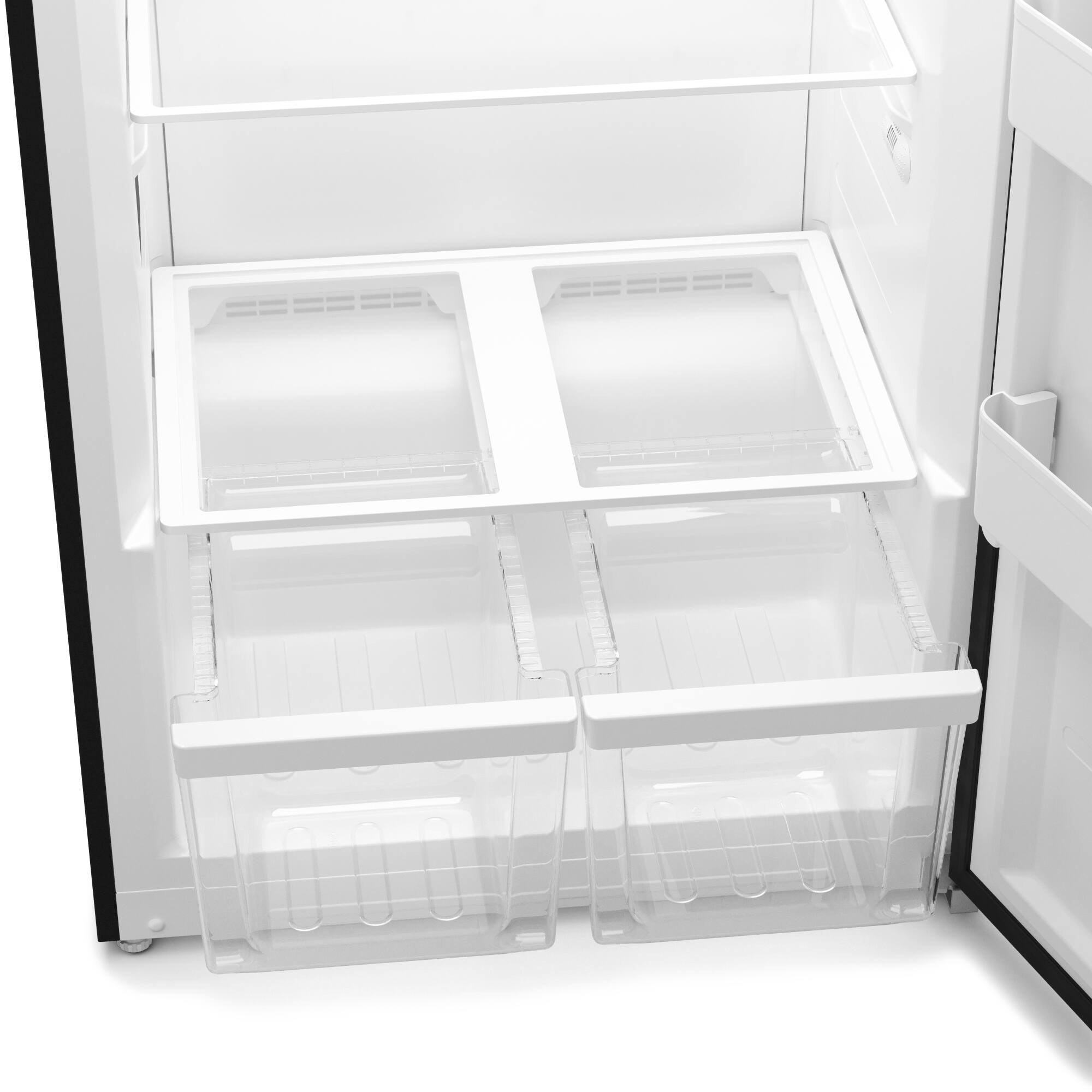 Alt View 3. Koolmore - 21 cu. ft. Upright Convertible Refrigerator/Freezer in Silver (KM-RUF-21S) - Black.