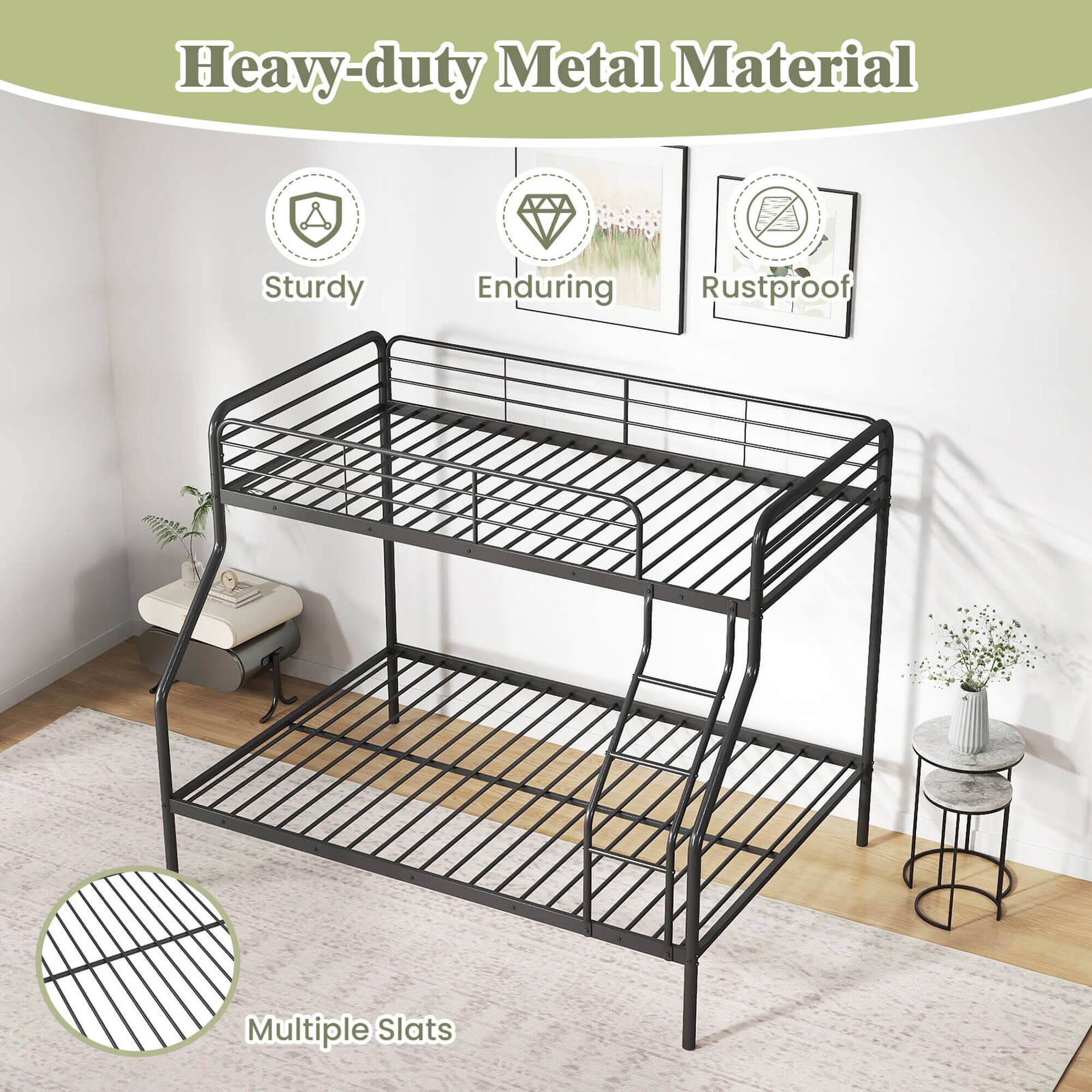 Heavy-duty Metal Material: Sturdy, Enduring, Rustproof, Multiple Slats