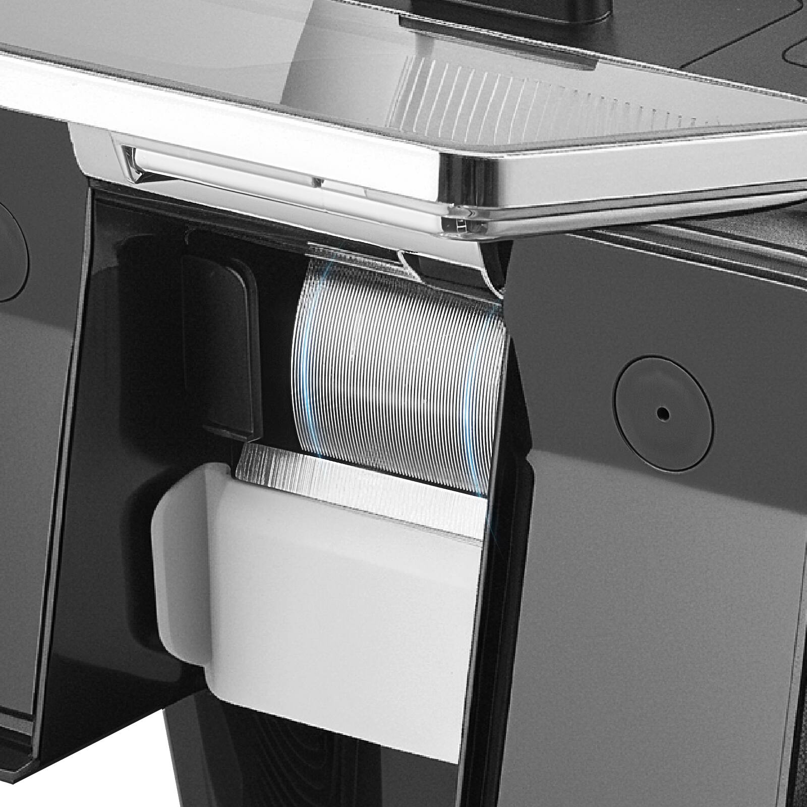 Alt View 1. Siljoy - Snowflake Ice Machine 44LBS/24H Ice Maker Ice-Shaver with Stainless Steel Blade Electric Snow Cone Maker 0.2 Gal Tank - Black.