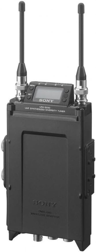 MENU SET SONY UHF URX-5030 SYNTHESIZED DIVERSITY TUNER