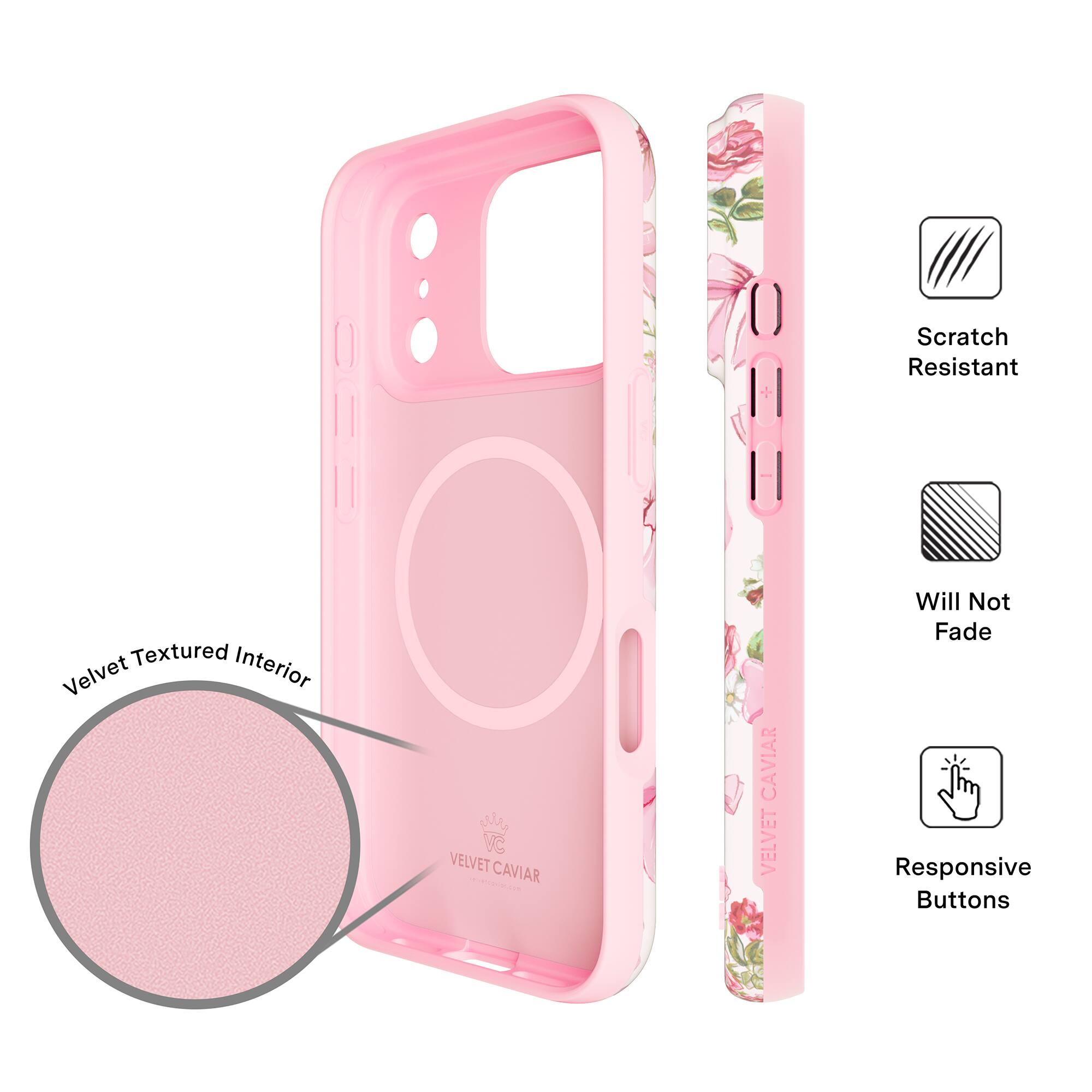 - Textured Interior Velvet VC VELVET CAVIAR
- Scratch Resistant
- Will Not Fade
- Responsive Buttons