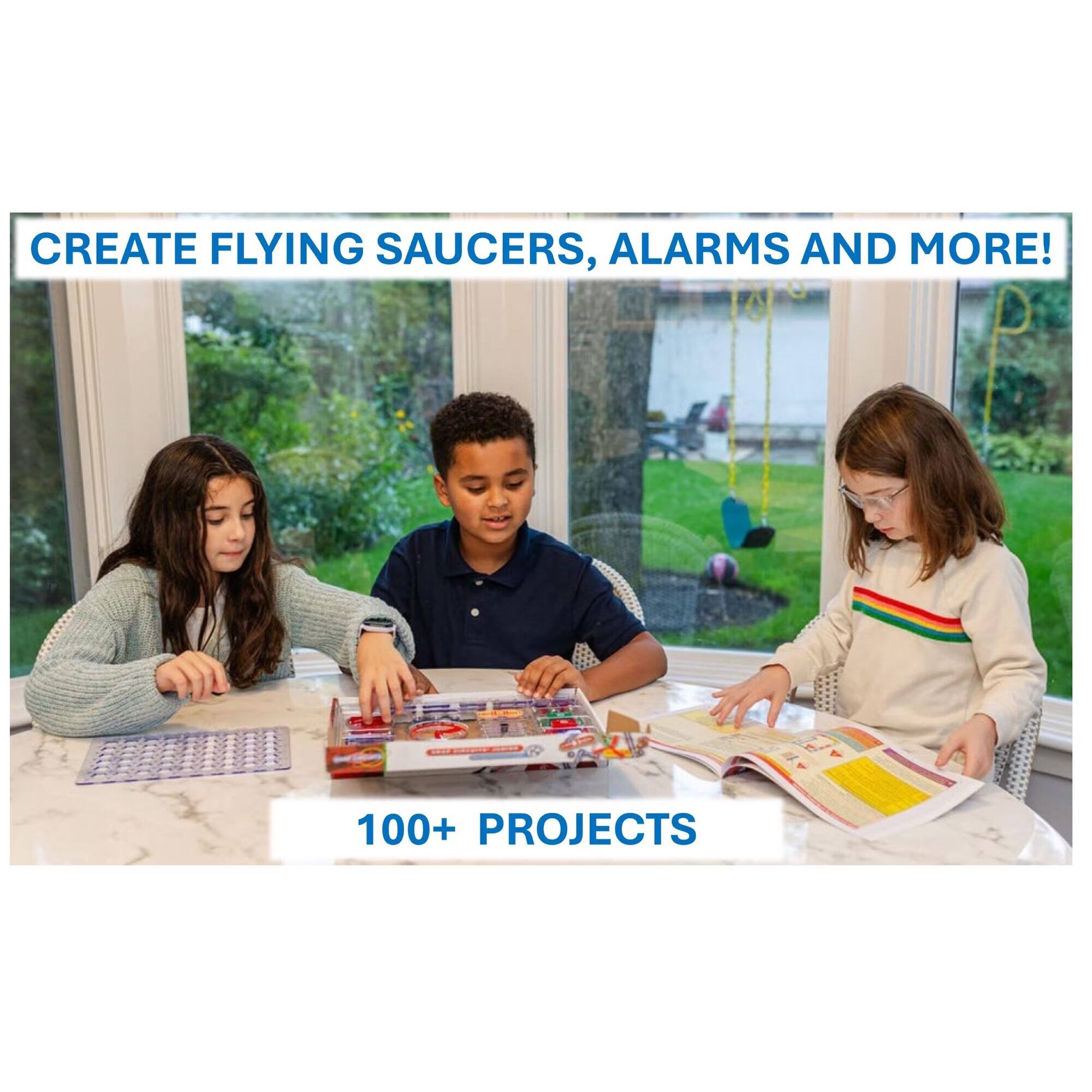 CREATE FLYING SAUCERS, ALARMS AND MORE!  
100+ PROJECTS